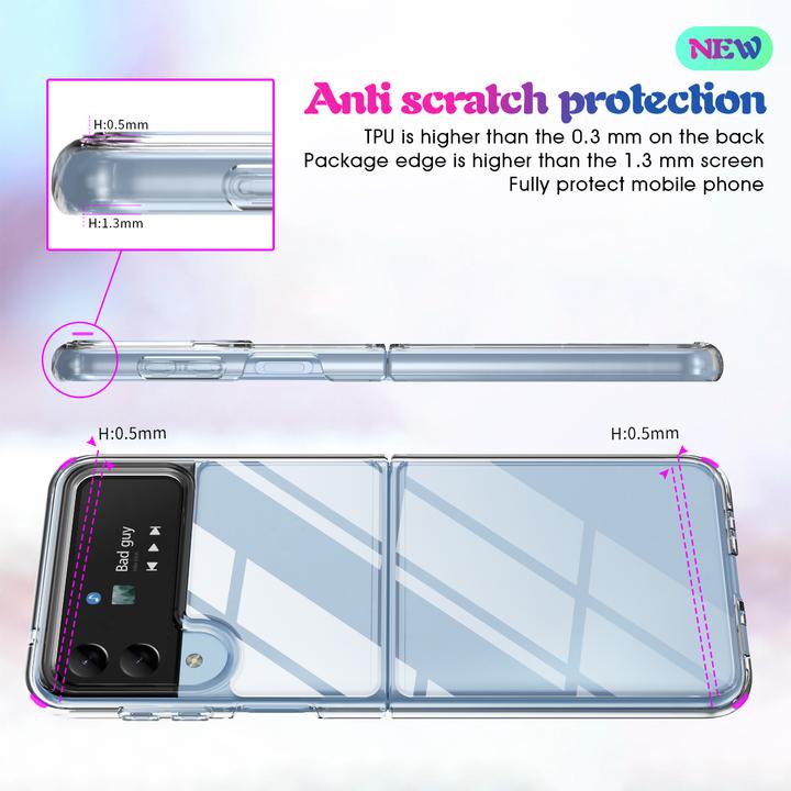 Image du produit PhoneLook Coque Gel transparent Silicone Super Clear flexible (Samsung Galaxy Z Flip4)