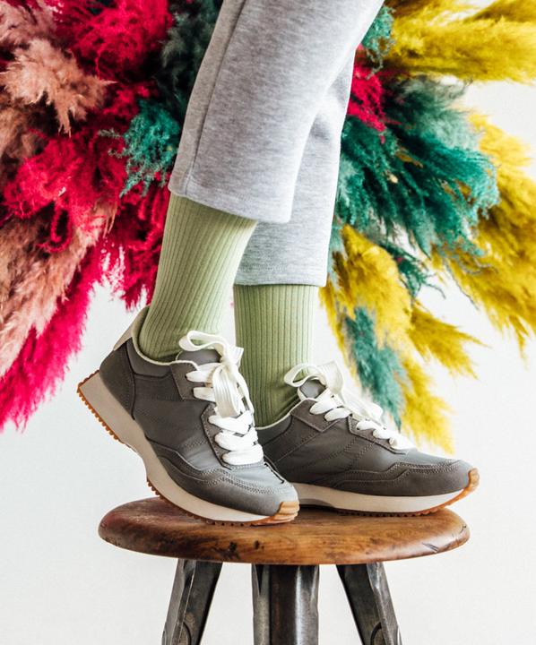 Image du produit DillySocks Ribbed Pale Green (Une unité par pack, 41 - 46)