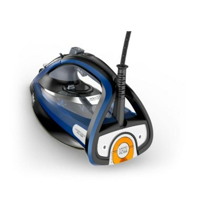 Produktbild Tefal FV9848E0 iron Dry & Steam iron Black, Blue, Metallic (3200 W, 260 g/min)