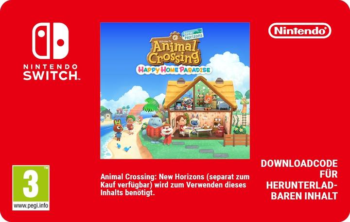 Image du produit Nintendo Animal Crossing: Happy Home Paradise Digital Code 25 CHF CH (Switch)