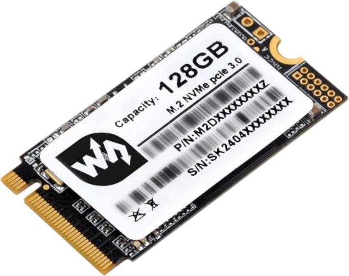 Actual product image WaveShare 128GB SSD M.2 NVME 2242 memory (128 GB, M.2 2242)