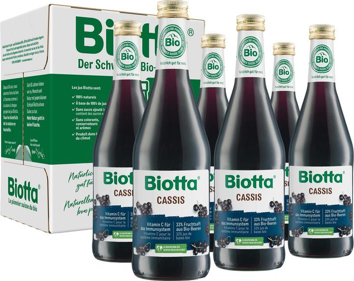 Image du produit Biotta Cassis (6 x 50 cl)