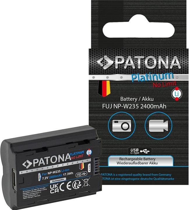 Produktbild Patona Platinum Fuji NP-W235 USB-C (Akku)