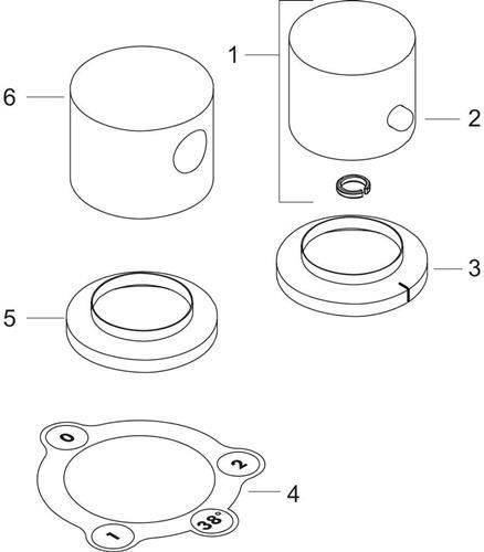 Image du produit Axor Uno 2 trous pour jante de baignoire, thermostat, 2 consommateurs