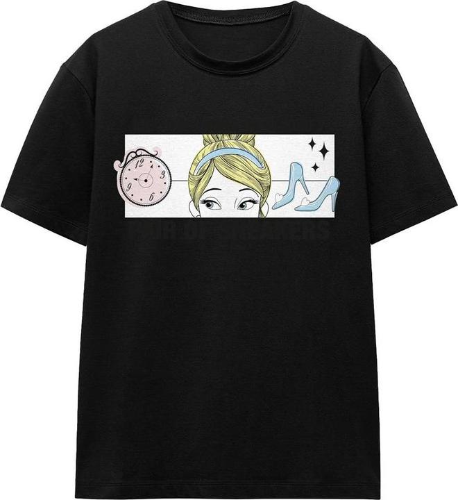 Actual product image Cinderella Unisex Adult Dreaming Of Comfy Sneakers T-Shirt (M)