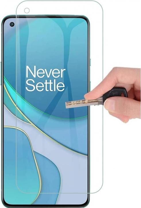 Actual product image Screenguard OnePlus 8T armored glass protective film Case Friendly Design (1 Piece, OnePlus 8T)