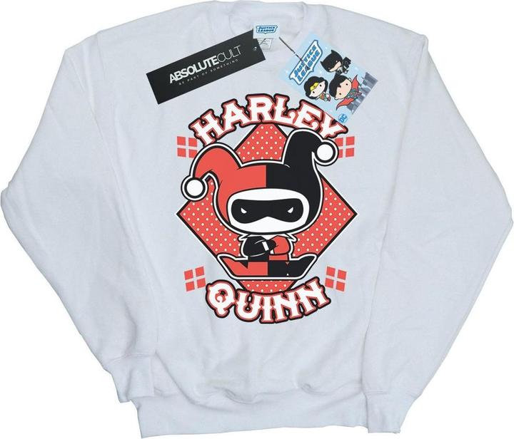 Immagine prodotto Chibi Harley Quinn Badge Felpa Ragazze (128)