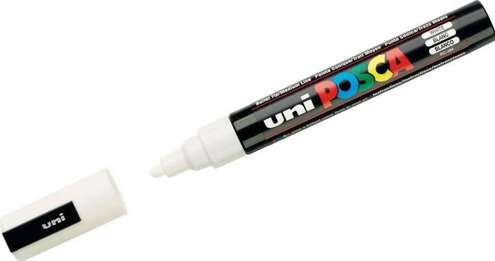 Actual product image Posca Marker PC-5M round tip (White, 2.50 mm, 1 x)