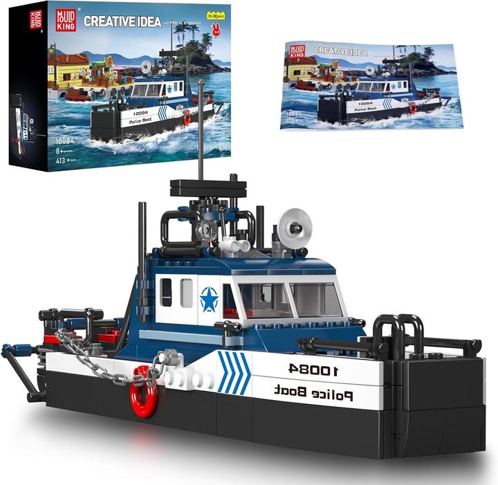 Image du produit Mould King Bateau de police