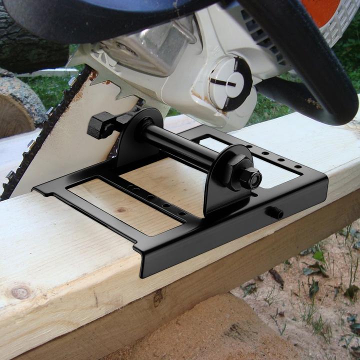 Immagine prodotto Wiltec Guida per motoseghe 5-15cm Dispositivo mobile in acciaio per segheria (Motosega, Spada a catena)