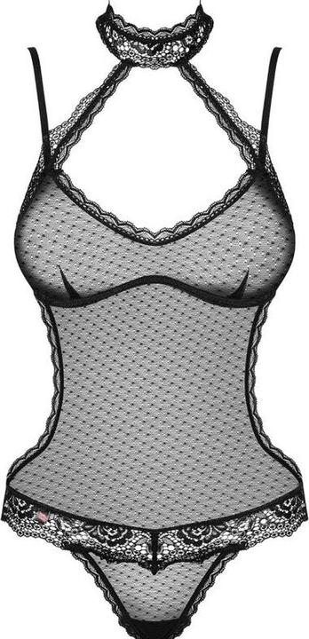 Image du produit Obsessive Body noir transparent avec dentelle (L, XL)