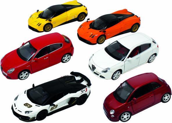 Image du produit ODS Silver Wheel - Auto italiane a licenza sc.1:32, a retrocarica, portiere apribili, luci e suonibatter