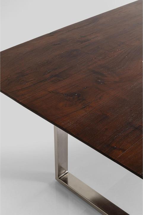Actual product image Kare Design Table Symphony Walnut Chrome 180x90cm