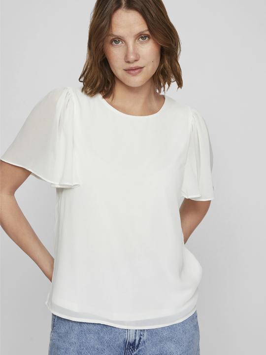 Actual product image Vila Round neck top with short sleeves (40)
