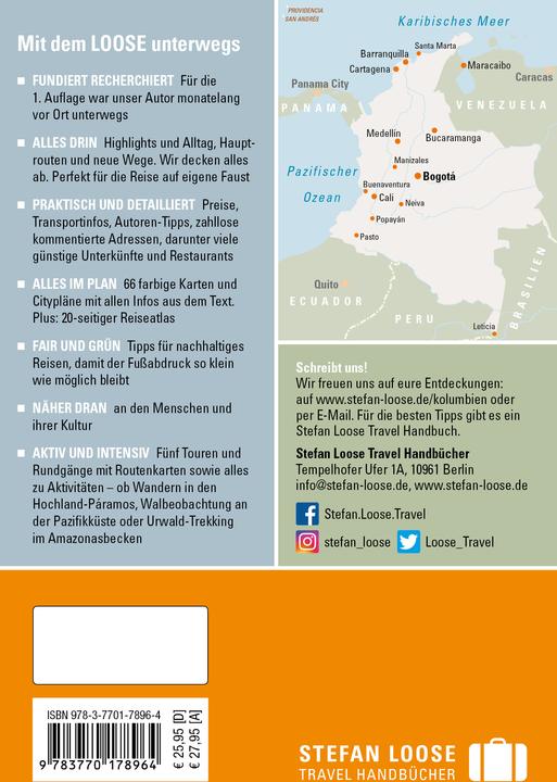 Produktbild Stefan Loose Reiseführer Kolumbien (Deutsch, Viktor Coco, 2023)