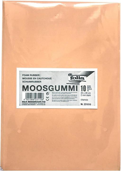 Folia Moosgummi chamois