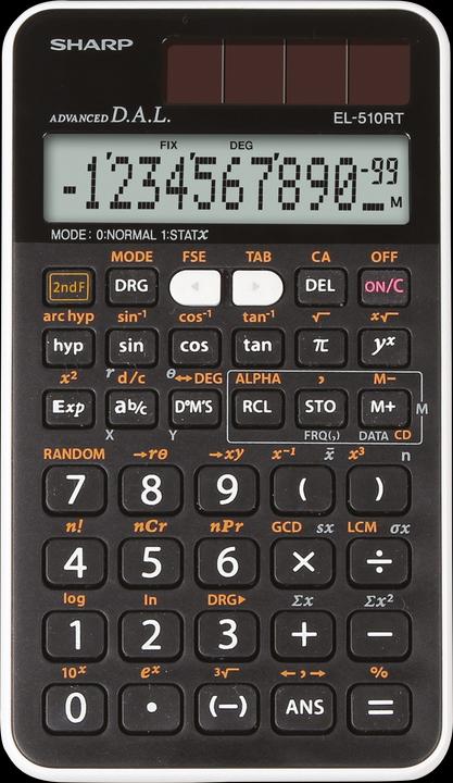 Immagine prodotto Sharp EL-510RTB Calcolatrice scientifica 169 funzioni (Batterie, Celle solari)