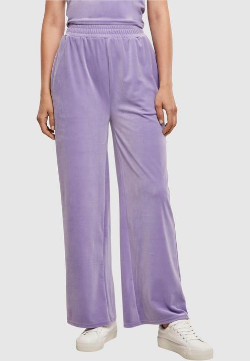 Produktbild Urban Classics Ladies High Waist Straight Velvet Sweatpants (4XL)