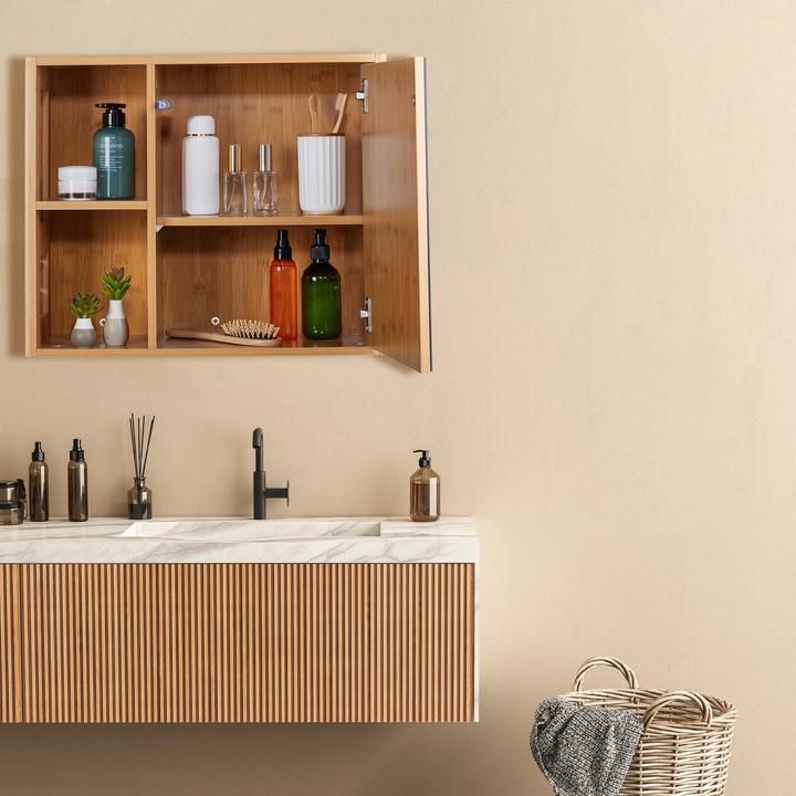 Image du produit Relaxdays Armoire de toilette (54.5 x 20 x 45 cm)