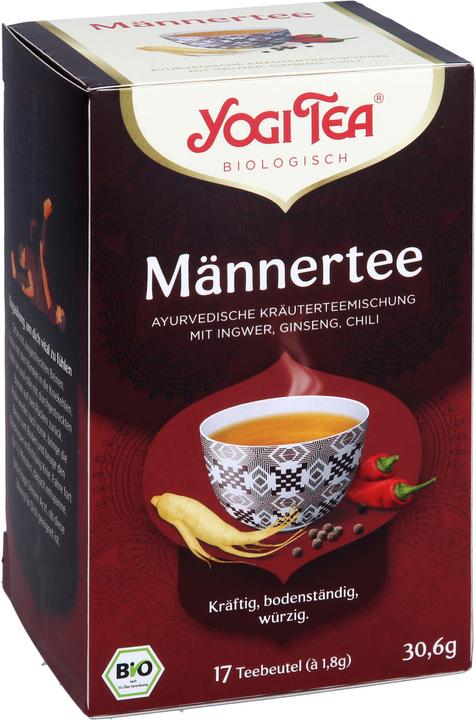 Produktbild Yogi Tea Männer Tee ayurvedische Kräuterteemischung, 17 St. Filterbeutel (30.60 g)