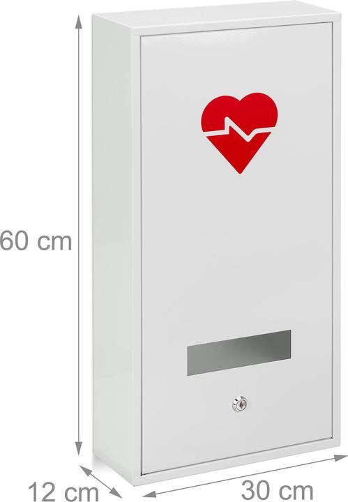 Actual product image Relaxdays Medicine cabinet (30 x 12 x 60 cm)