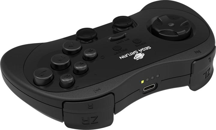 Immagine prodotto retro-bit Controller PRO nero - Gamepad - Sega Saturn (PC, Switch)