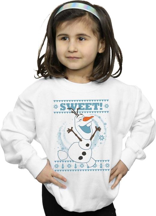 Immagine prodotto Disney Frozen Olaf Sweet Christmas Felpa Ragazze (140, 146)