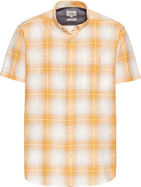 Image du produit Camel Active Kariertes Kurzarmhemd aus reiner Baumwolle (XXL)
