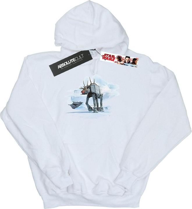 Actual product image Star Wars Boys Christmas AT-AT Reindeer Hoodie (152, 158)