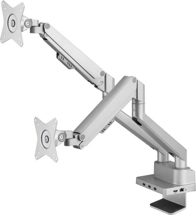 Actual product image SpeaKa Professional SP-MM-800 2-way monitor desk mount 43.2cm (17/ ) - 81.3cm (32/ ) Integrated (Table, 32.01")