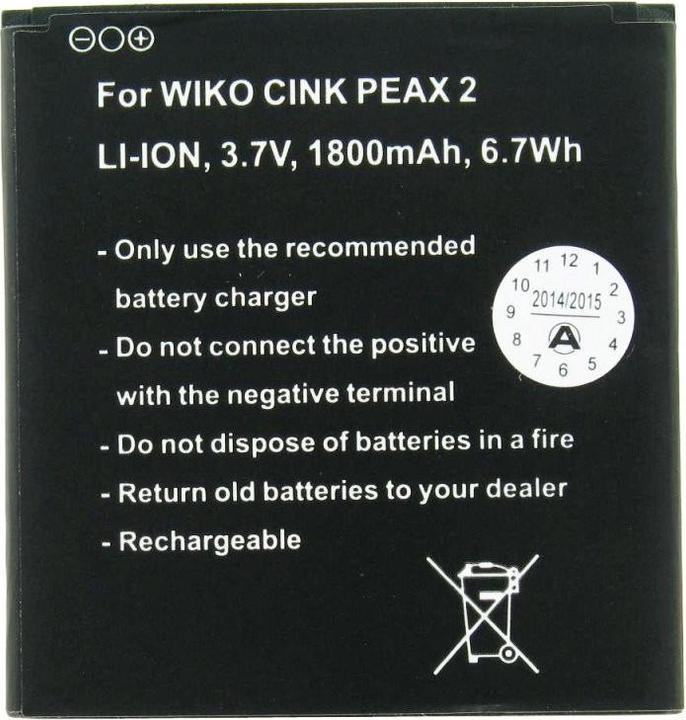 Produktbild Wiko Akku Cink Peax 2 Akku S104-E880000-001