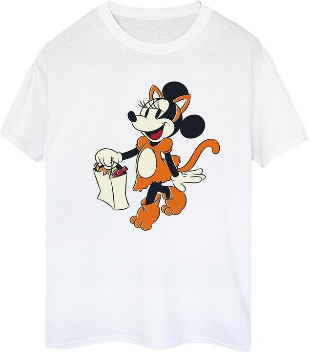 Immagine prodotto Mickey Mouse Cat Trick Or Treat Maglietta Ampia Topolina Donna (XL)