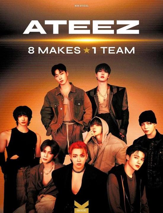 Immagine prodotto Ateez : 8 makes, 1 team : non officiel (Francese, Collettività, 2024)