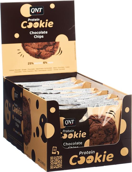 Immagine prodotto QNT Biscotti proteici al cioccolato (Cioccolato, 12 pz., 60 g)