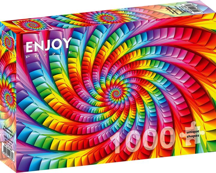 Immagine prodotto Enjoy Puzzle ENJOY-1635 - Spirale arcobaleno psichedelica, puzzle, 1000 pezzi (1000 pezzi)