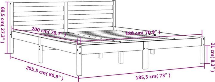 Produktbild VidaXL Joey (180 x 200 cm)
