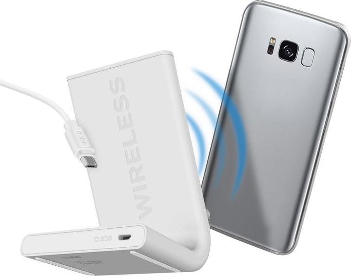 Actual product image SBS Desktop Wireless Charger with stand function (10 W)