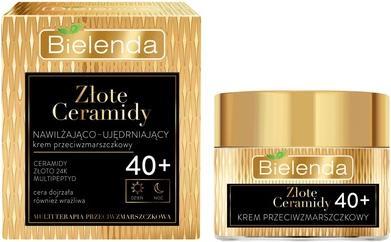 Bielenda Złote Ceramidy nawilżająco-ujędrniający krem przeciwzmarszczkowy 40+ na dzień i noc 50ml (50 ml, 24h cream)