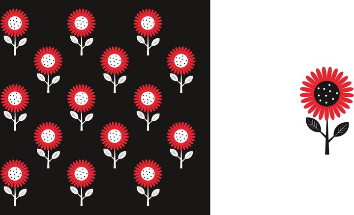 Image du produit Gegensätze schwarz-weiss-rot (Baby Montessori) (Allemand)