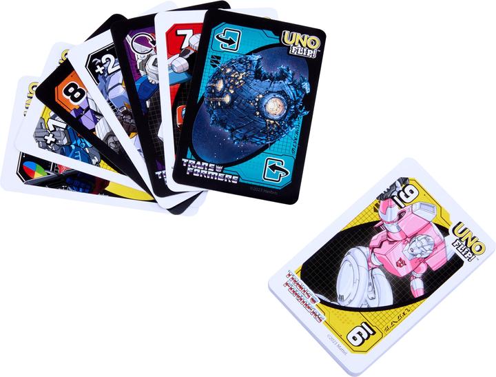 Produktbild Mattel Games Uno Flip Transformers (Deutsch)