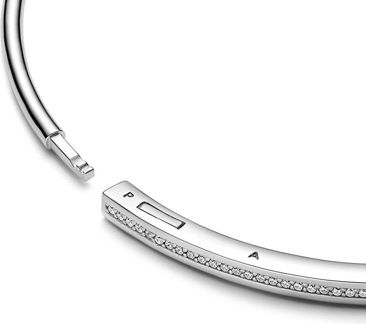 Produktbild Pandora Armreif Signature PavÃ© (16 cm, Sterling Silber, beschmücktes Sterling Silber)