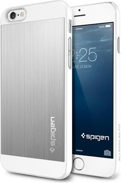 Produktbild Spigen Aluminum Case für iPhone 6/6S (4.7") Satin Silver (Apple iPhone 6)