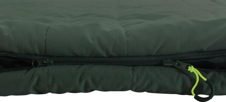 Actual product image Outwell Sleeping bag Camper Lux Double Polyester, dark green (235 cm)