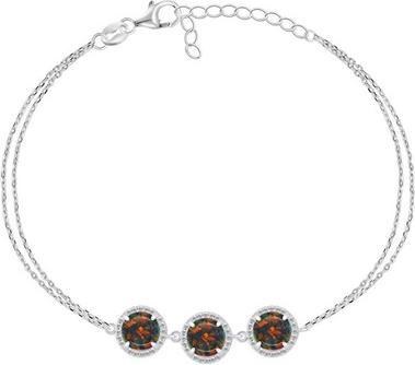 Produktbild Brilio Silver - Charming silver bracelet with synthetic opals BRC71WBC