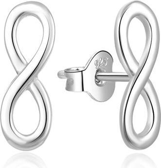 Moiss Stylish silver Infinity earrings E0002325 (L)