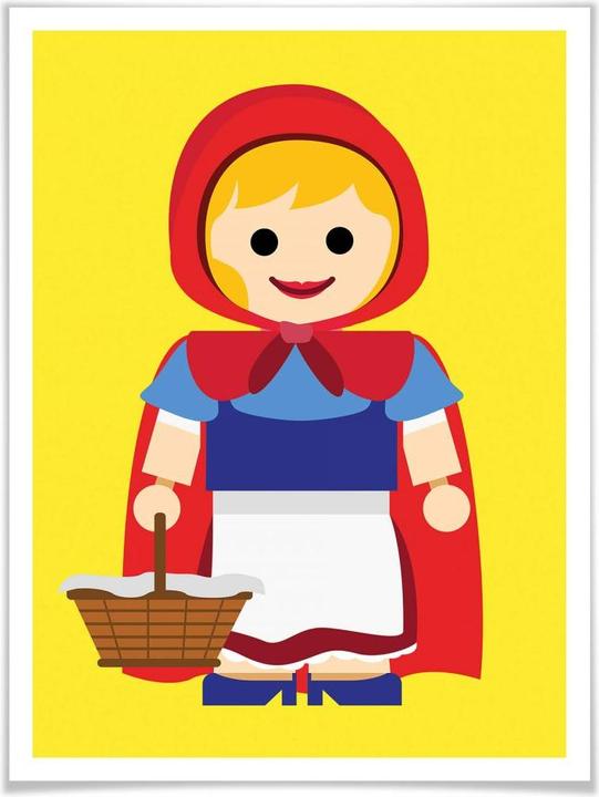 Actual product image Trenddeko Little Red Riding Hood Toy (50 x 60 cm)