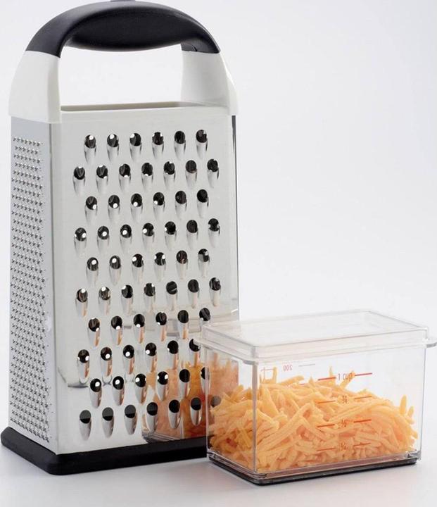 Produktbild OXO 4-seitige Reibe mit Auffangbehälter