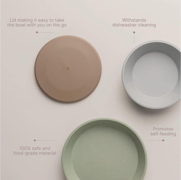 Actual product image Bibs Vanilla dinner set