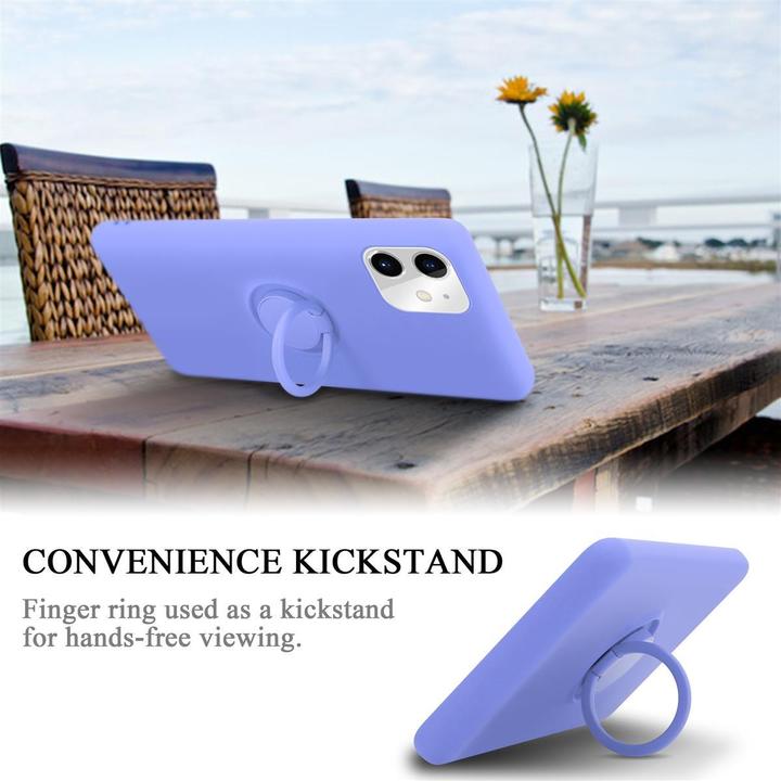 Actual product image Cadorabo TPU Liquid Ring Silicone Case Cover (Apple iPhone 11)