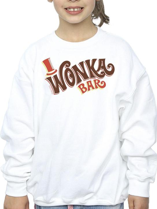Produktbild Willy Wonka & the Chocolate Factory Bar Logo Sweatshirt Mädchen (140, 146)